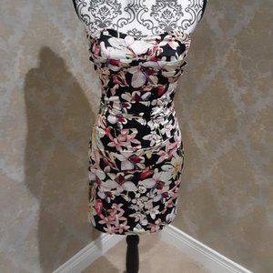 Lipsy London Darling floral silk sweetheart dress